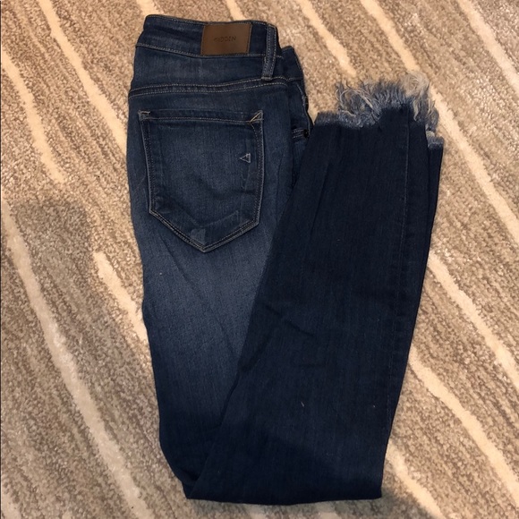 Hidden Ripped Blue Jeans - Picture 2 of 5